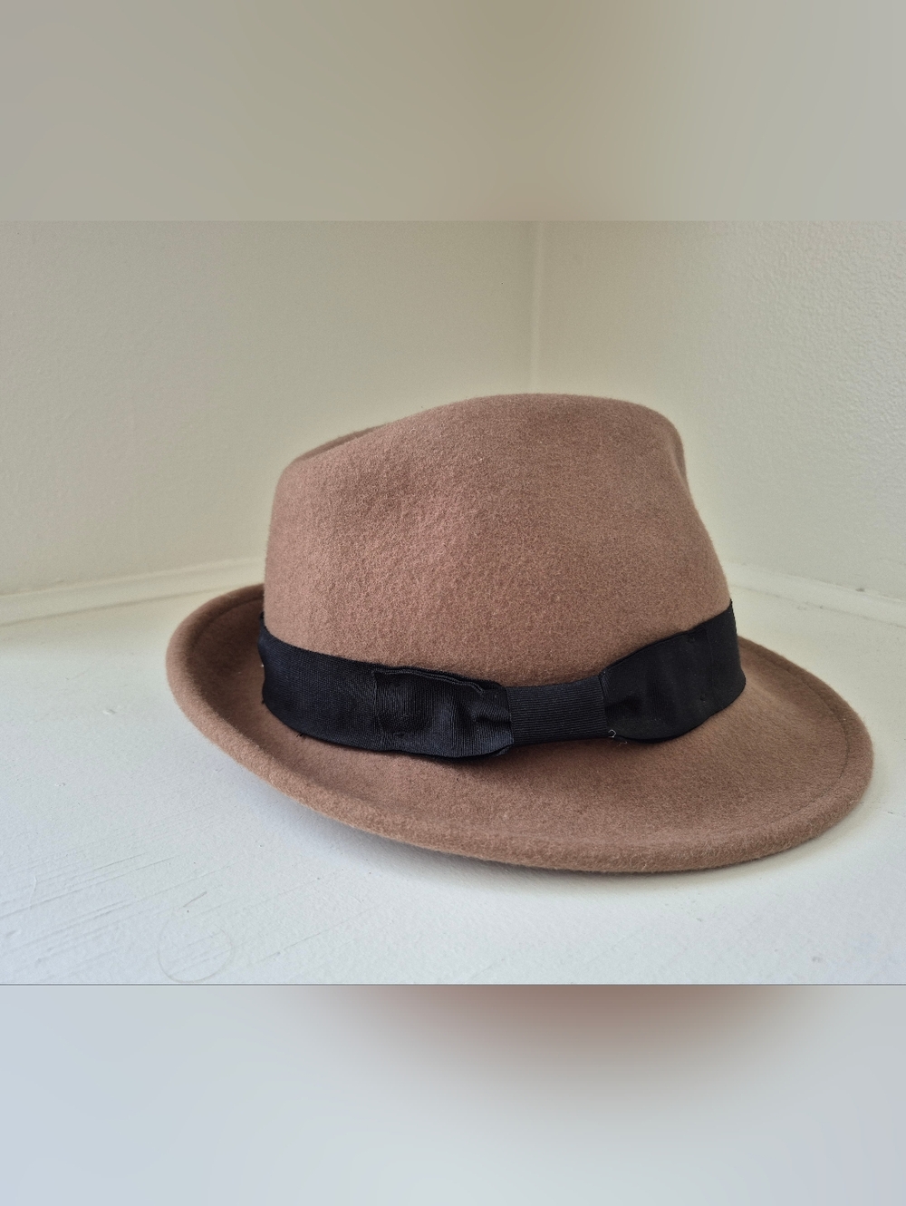 BDG 100% Wool Hat Brown With Black Band